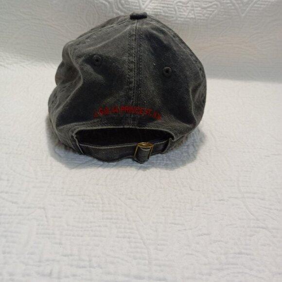 Brandy Melville Cherry Embroidered Washed Black Baseball Cap One Size - Picture 6 of 8
